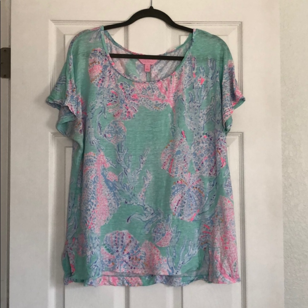 EUC Lilly Pulitzer Top